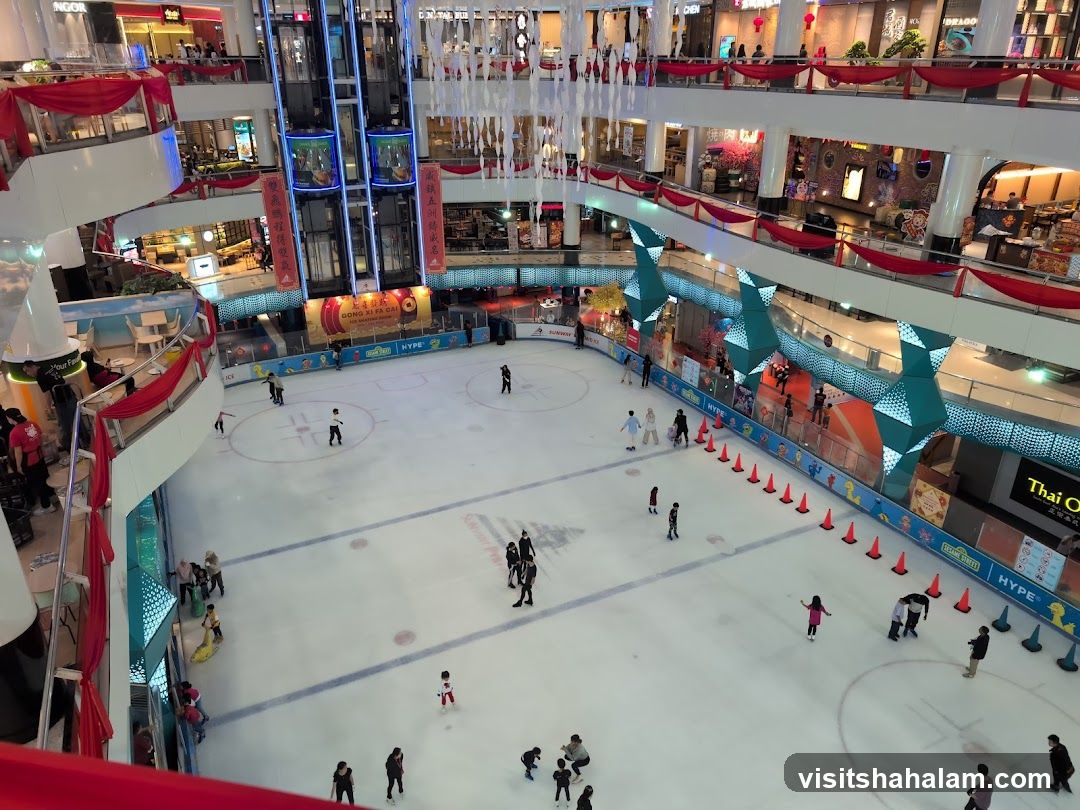 Ice Skating Rink in a Mall
