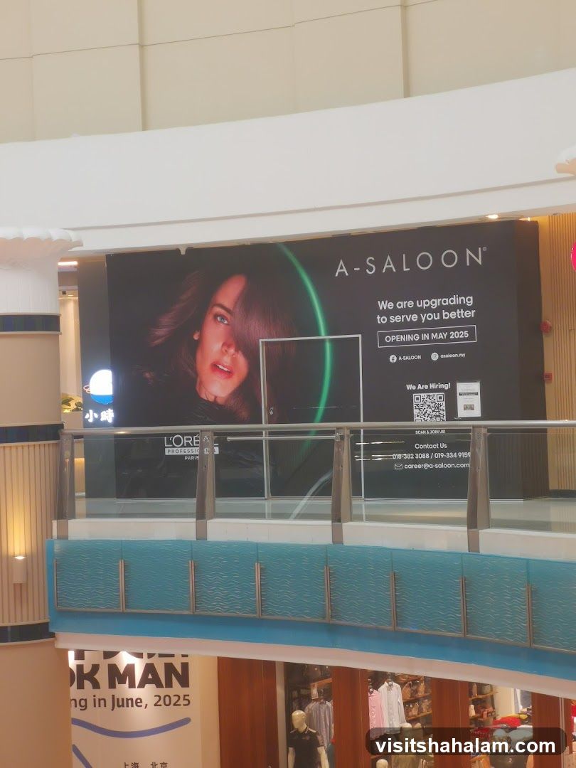 A-Saloon Advertisement