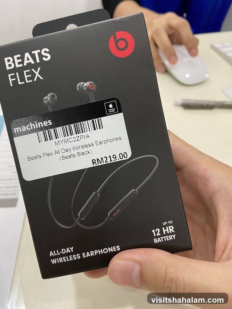 Beats Flex All Day Wireless Earphones Box