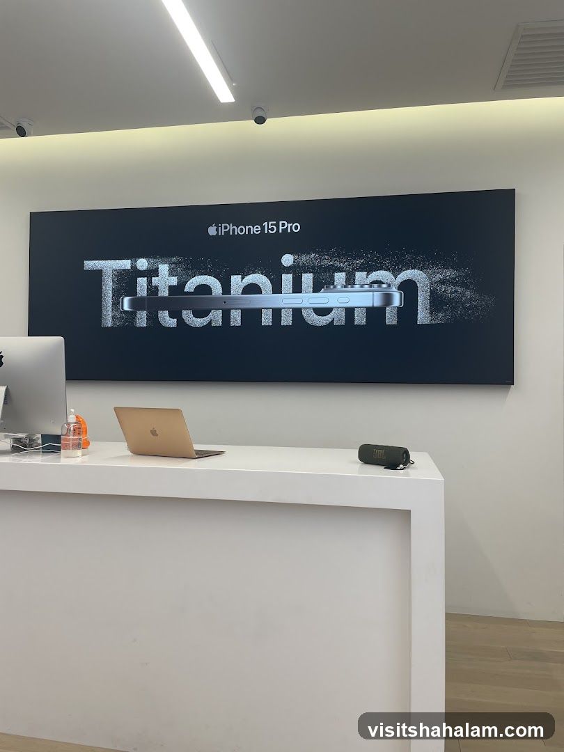 iPhone 15 Pro Titanium Advertisement