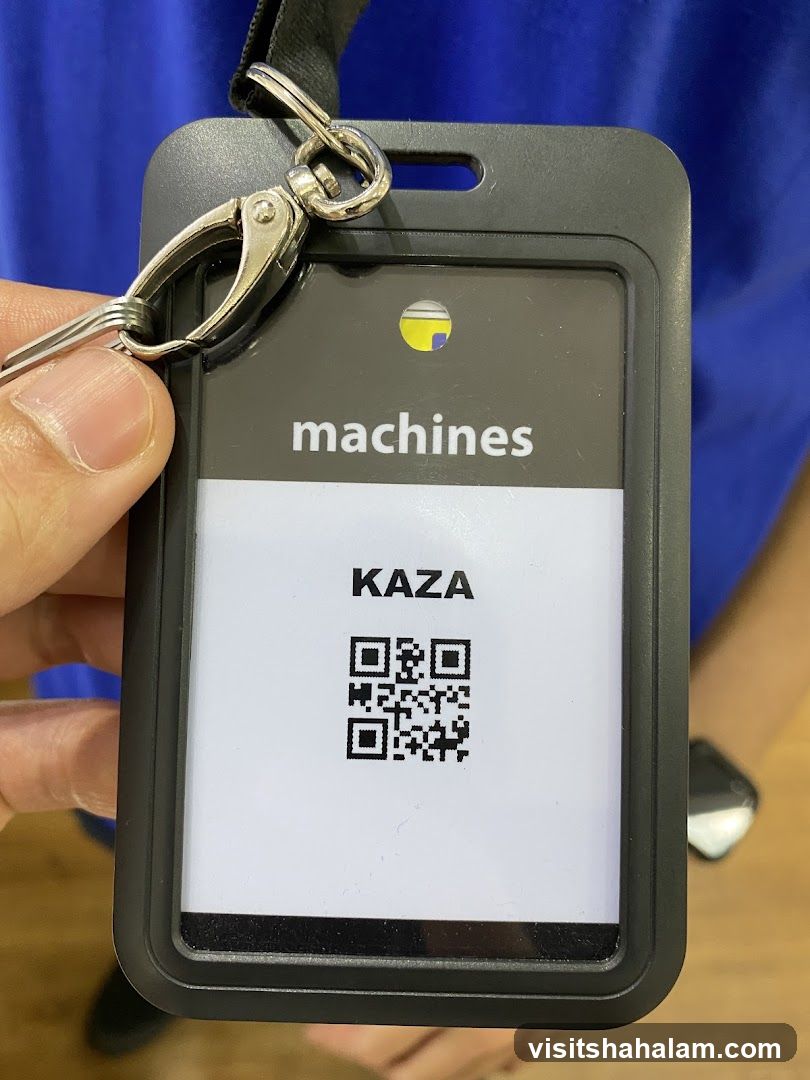 ID Badge with QR Code
