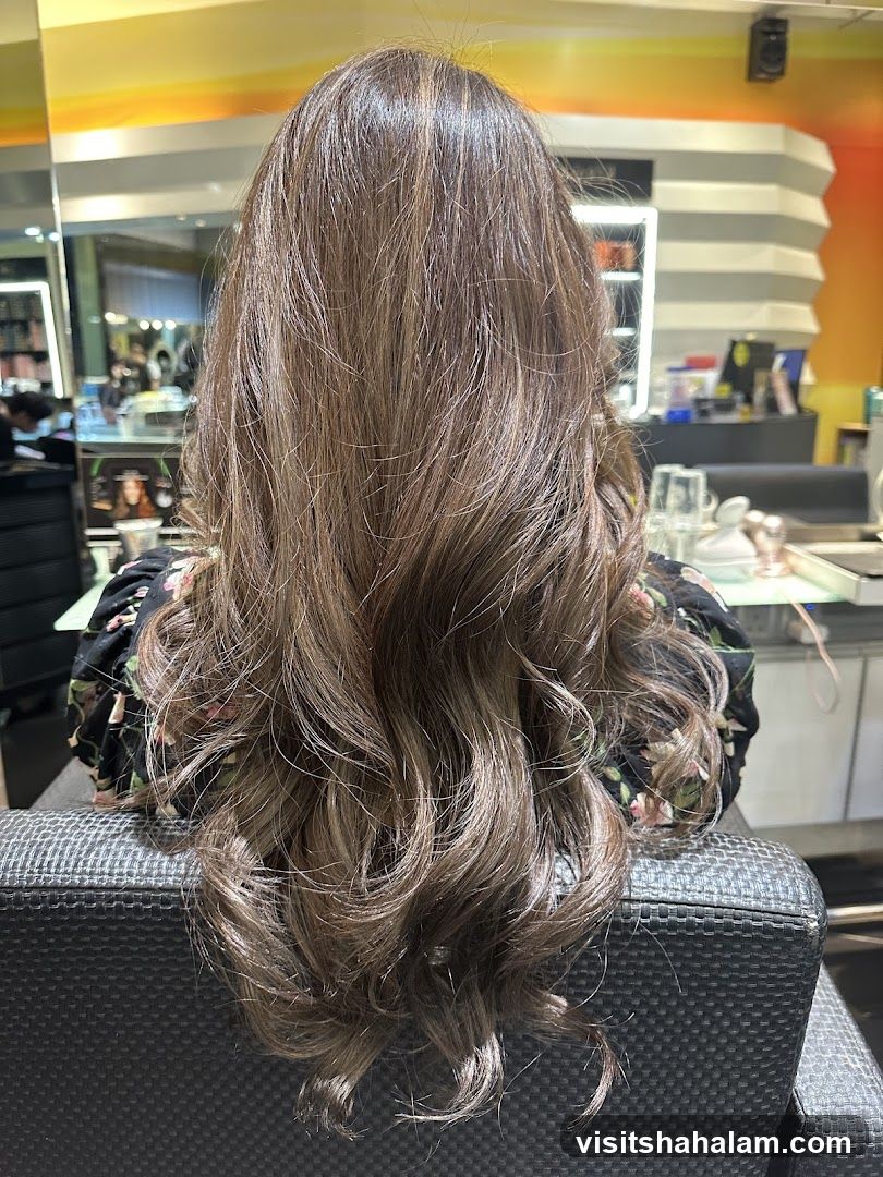 Woman with Styled Hair