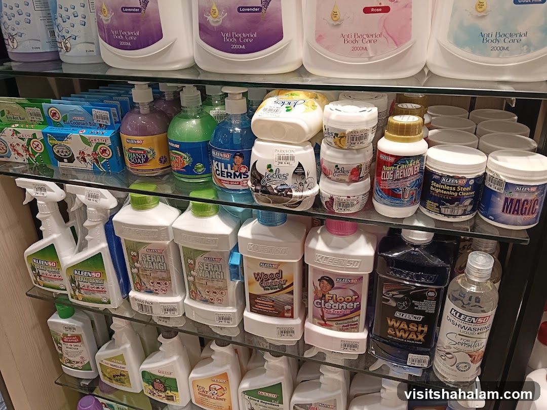 Cleaning Products Display