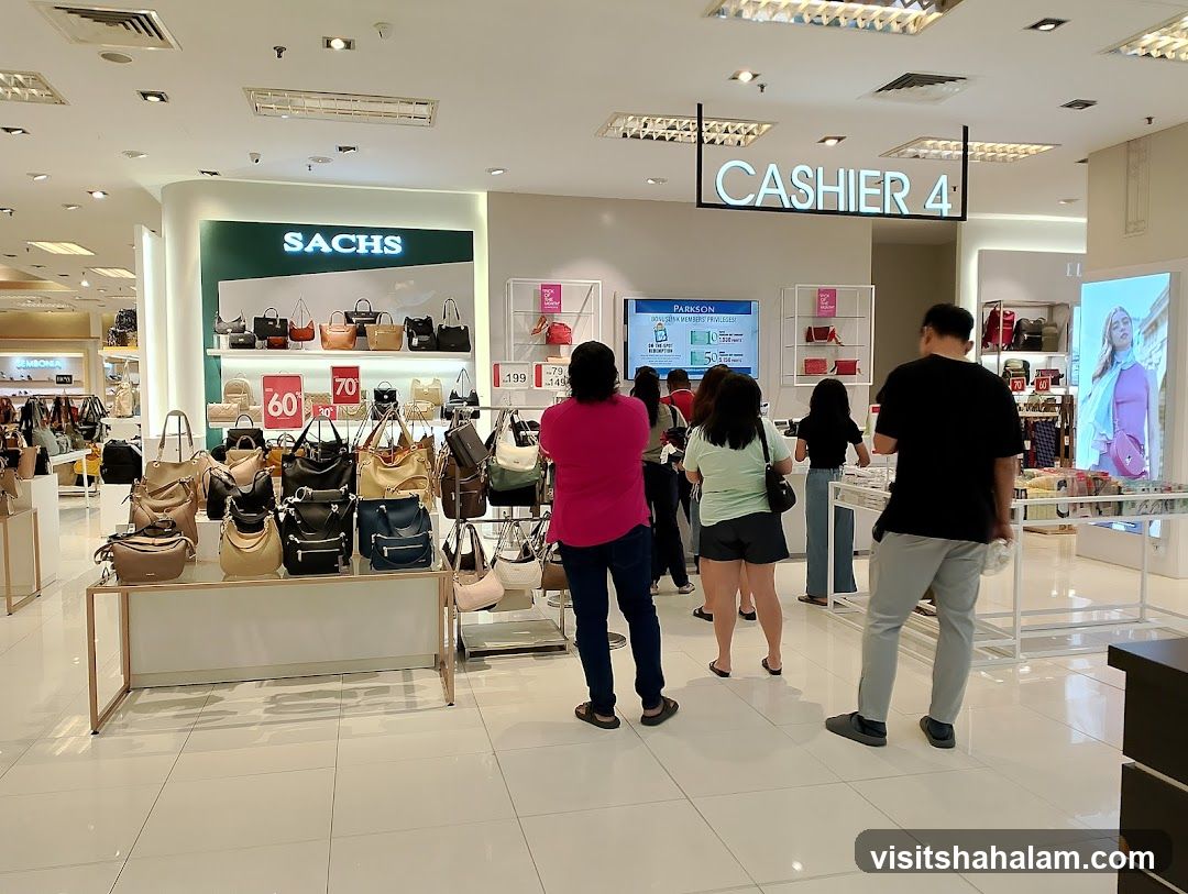 Department Store Handbag Display