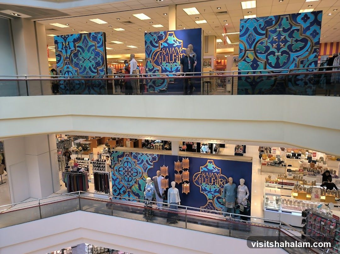 Department Store Interior with Eid Decorations