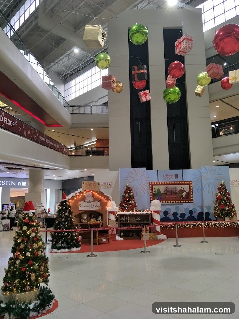 Christmas Decorations in a Mall