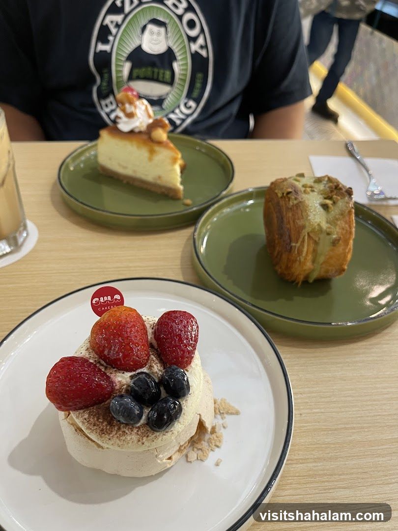 Desserts on Plates