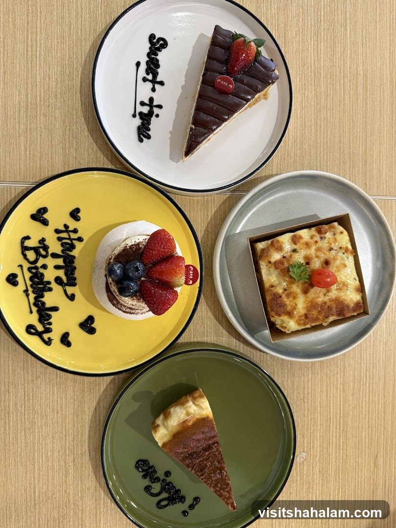 Desserts and Savory Dish