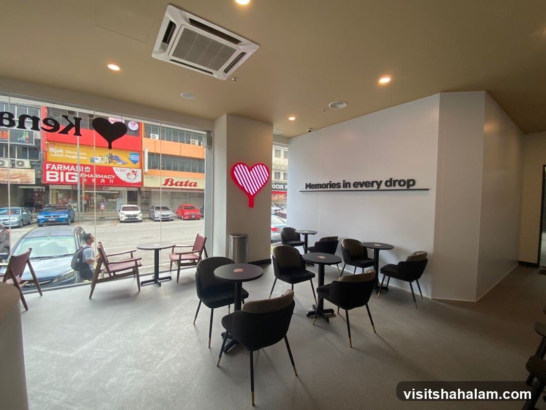 Cafe Interior with Street View