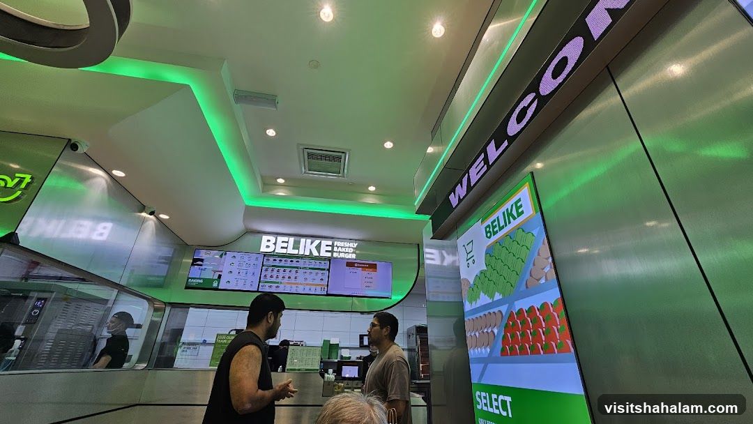 Restaurant Interior with Digital Menu