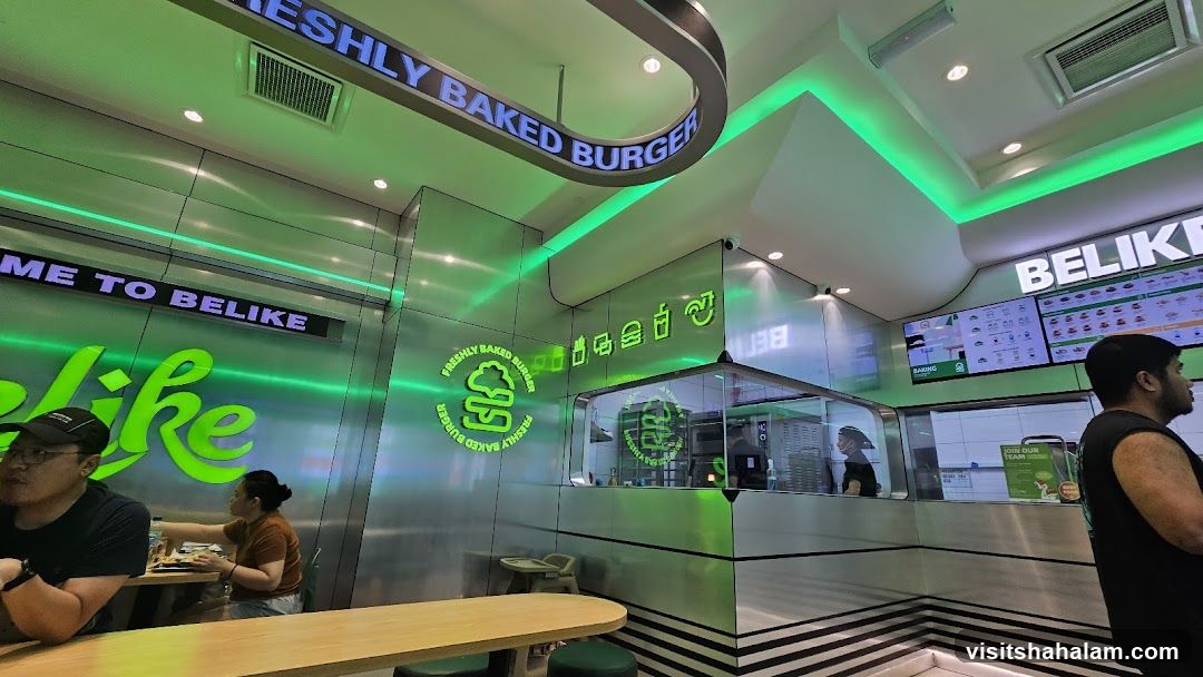 Modern Burger Restaurant Interior