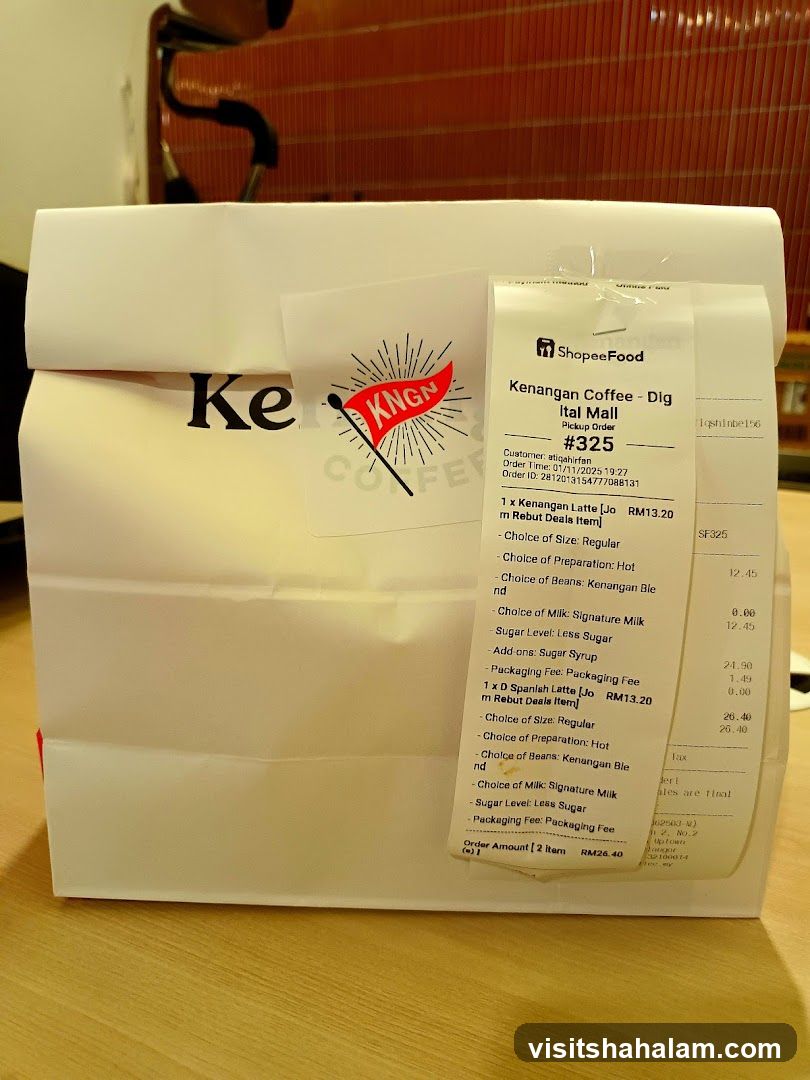 Kenangan Coffee Order Bag