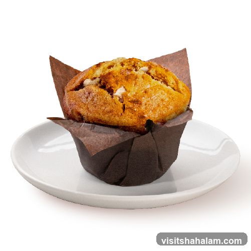 Muffin on a Plate