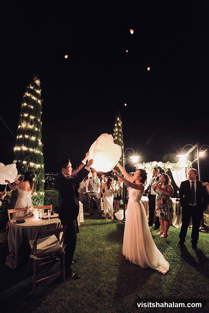 Wedding Lantern Release