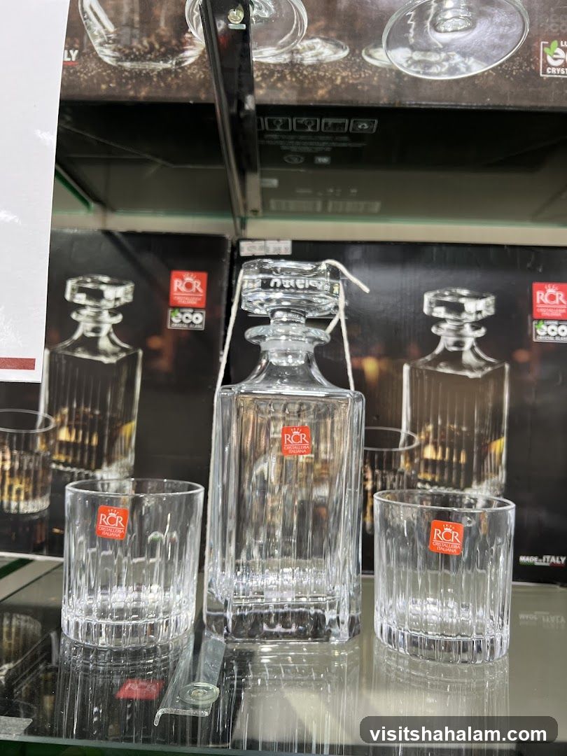 Crystal Decanter and Glasses