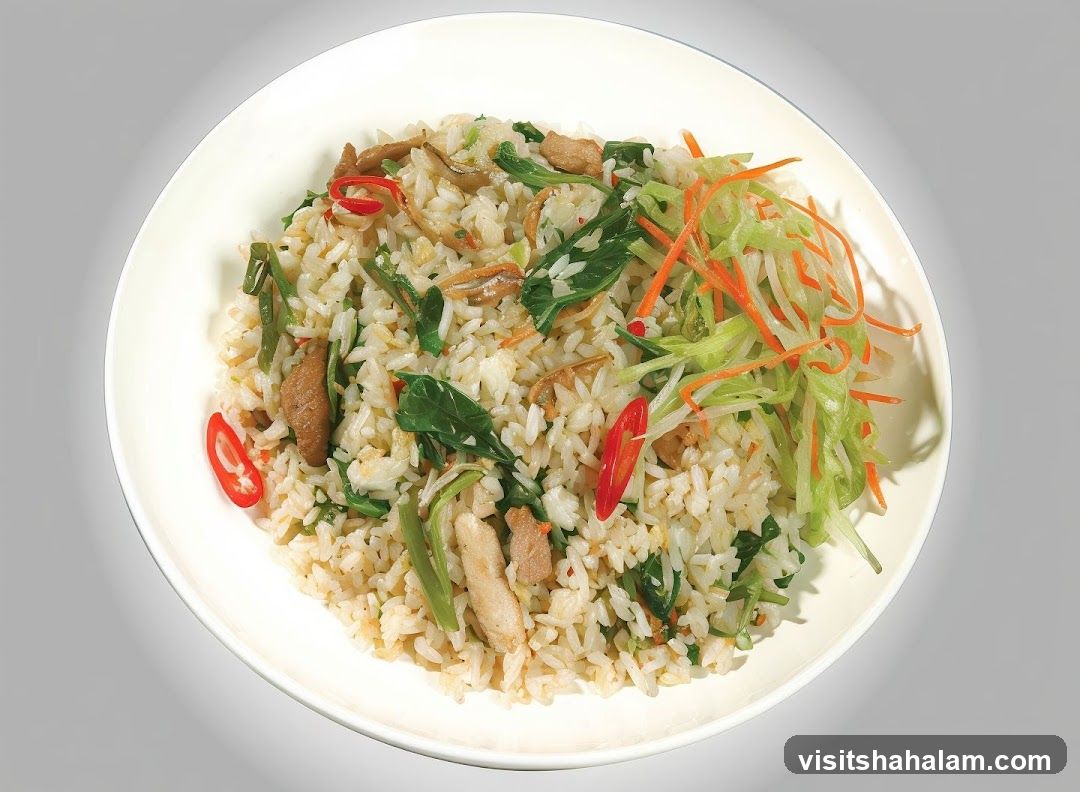 Fried Rice with Vegetables and Meat