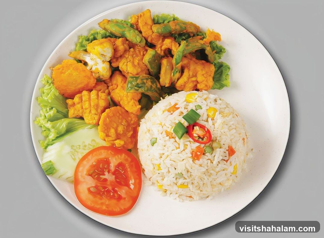 Curry Chicken with Fried Rice