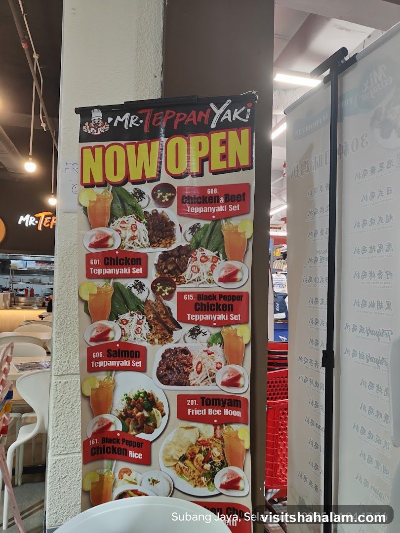 Mr. Teppanyaki Now Open Poster