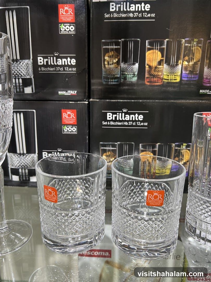 RCR Brilliante Crystal Glasses