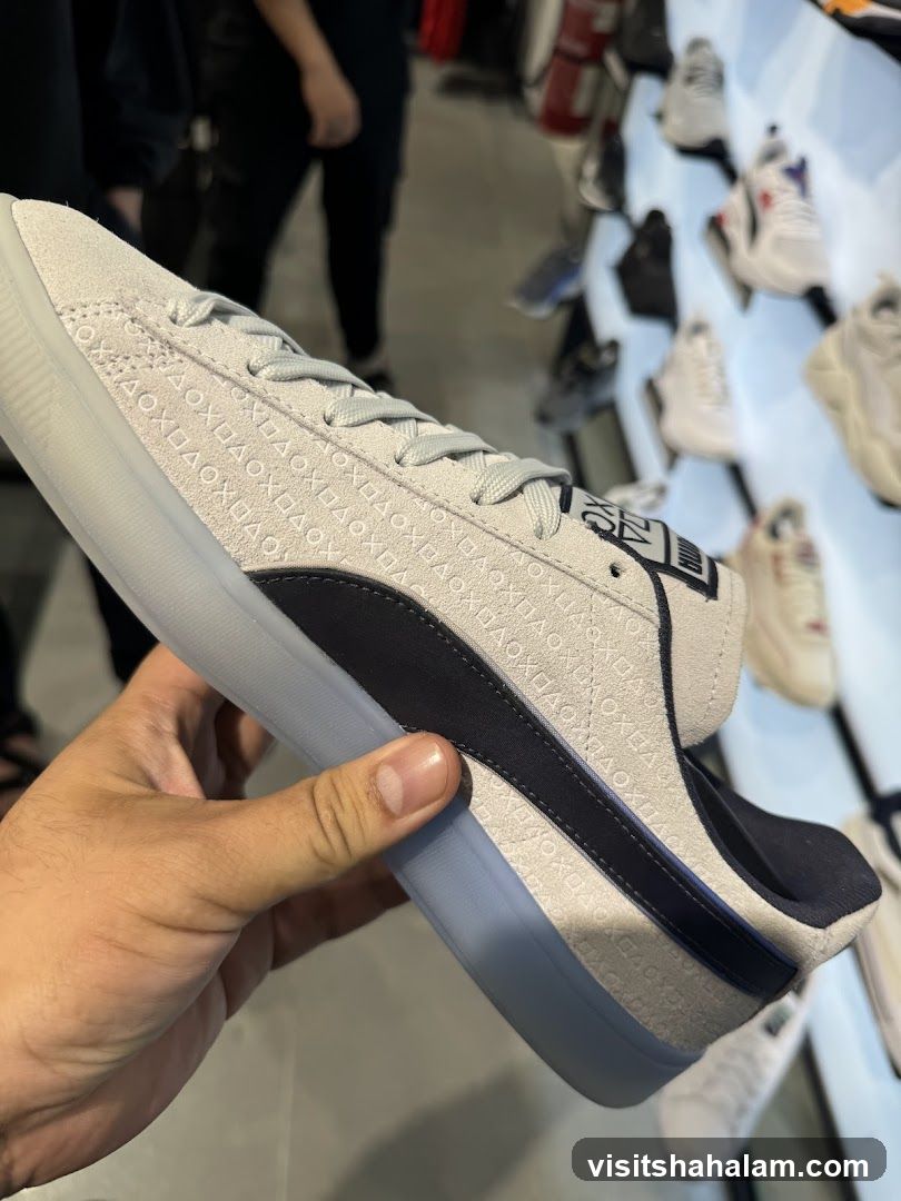 Sneaker with PlayStation Symbols