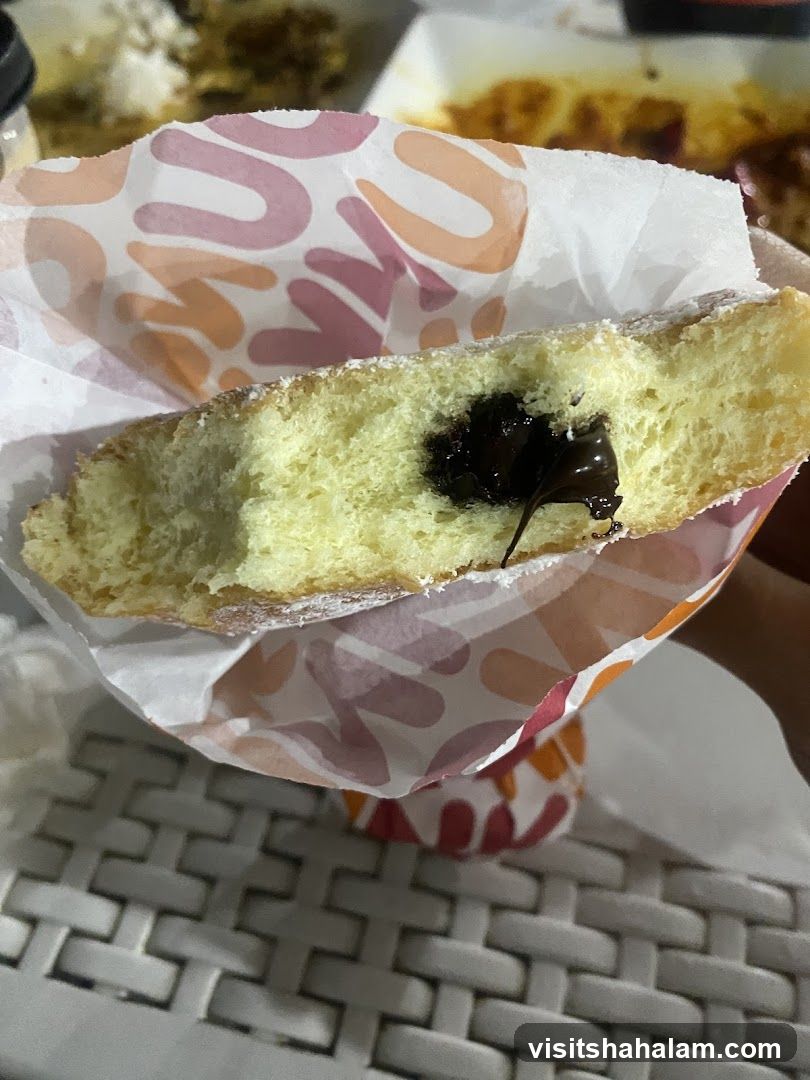 Donut with Chocolate Filling