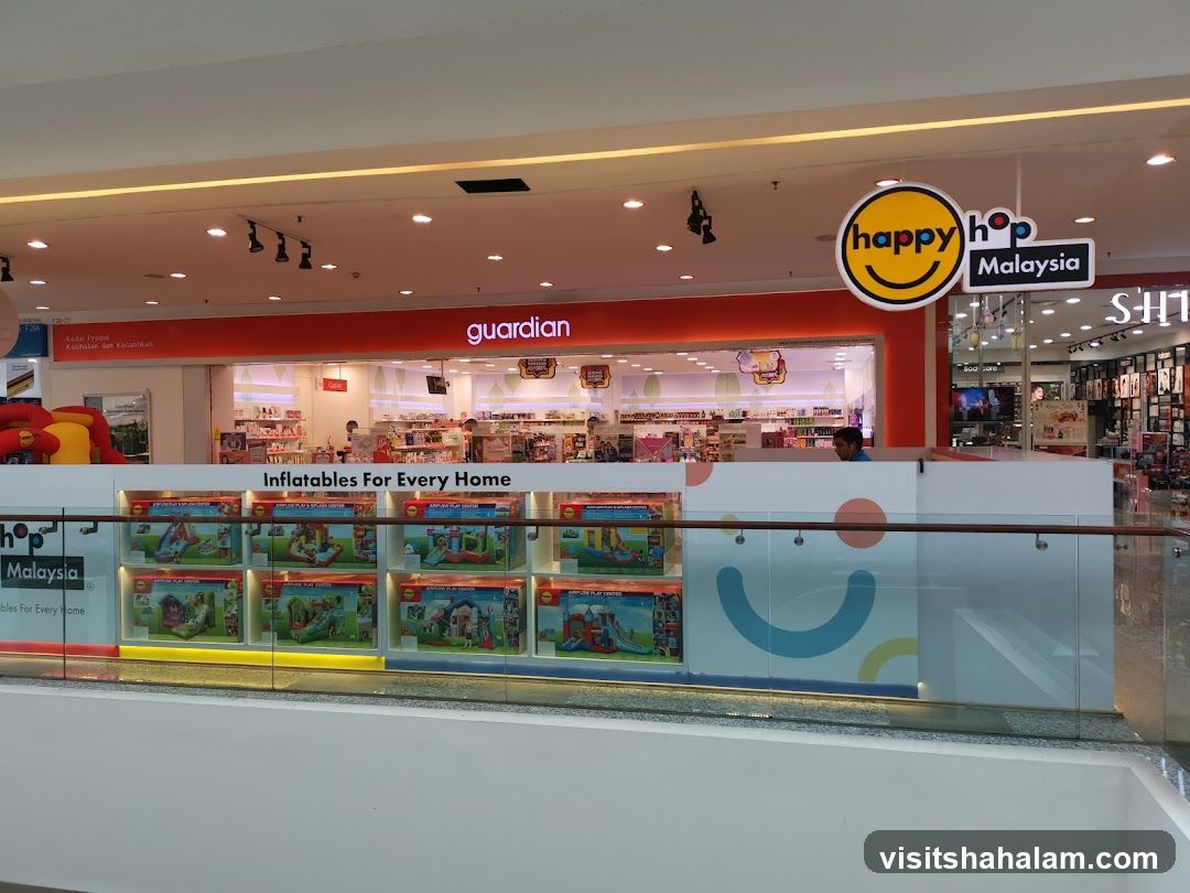 Mall storefronts