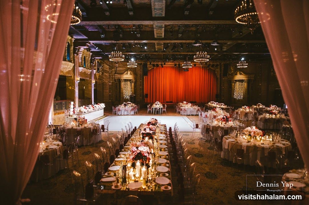 Elegant Wedding Reception Setup