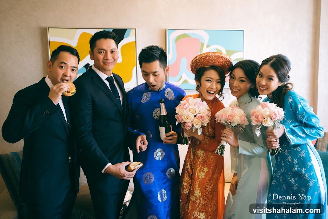 Wedding Party with Food and Drinks