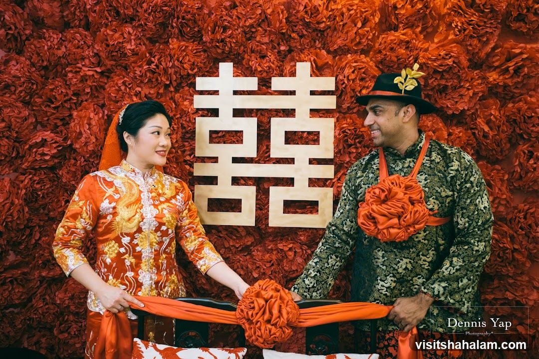 Wedding Couple Posing