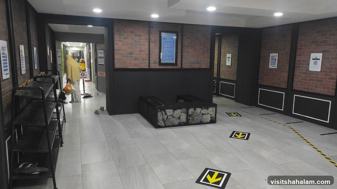 Hallway with Shoe Racks and Seating