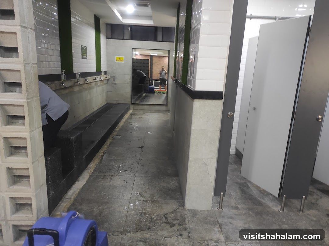 Wudu Area and Restrooms