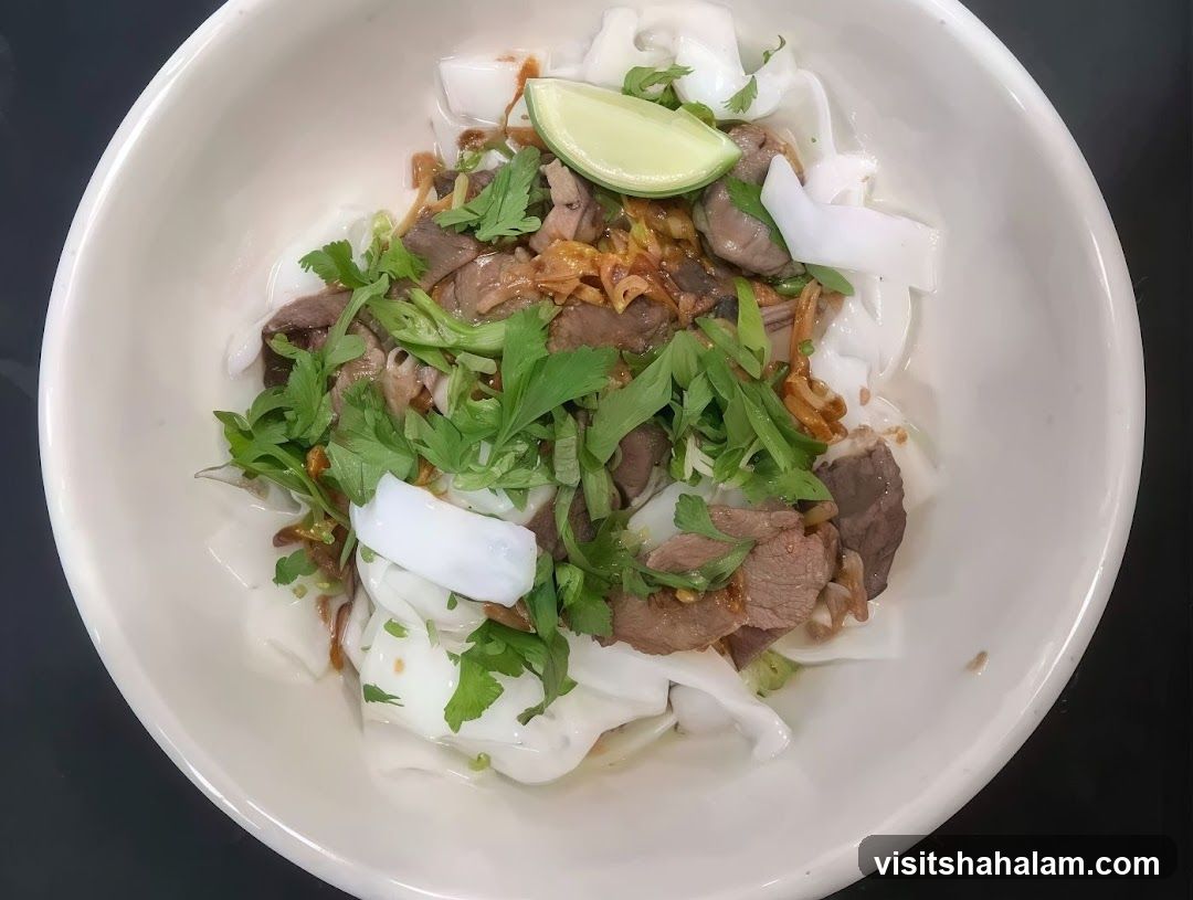 Bowl of Noodles with Beef