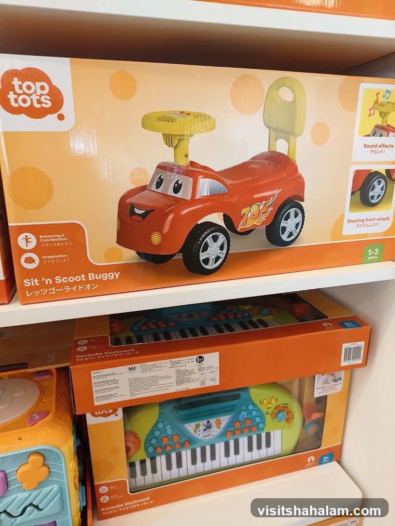 Toys on Shelves
