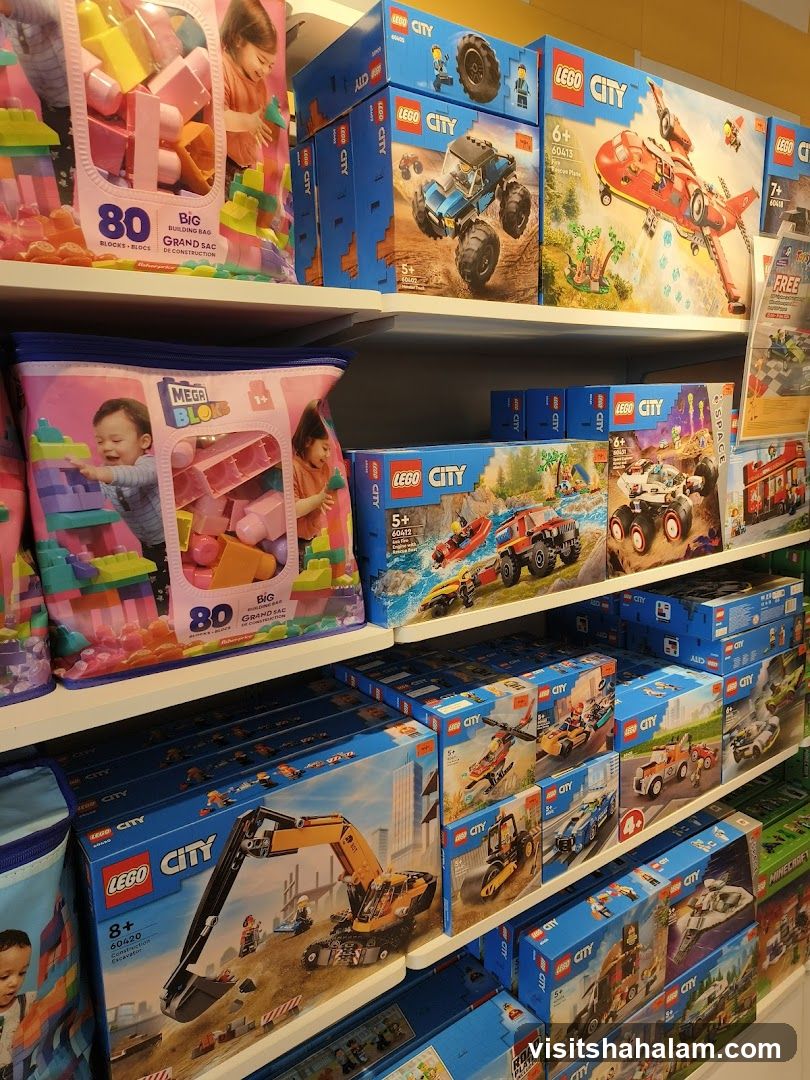 LEGO City and Mega Bloks Toys