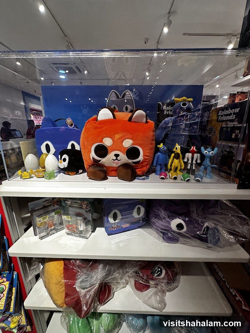 Plush Toys and Figures Display