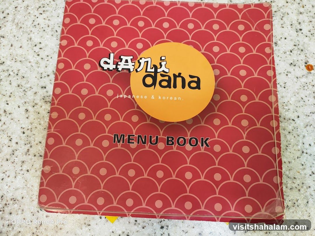 Danjidana Menu Book