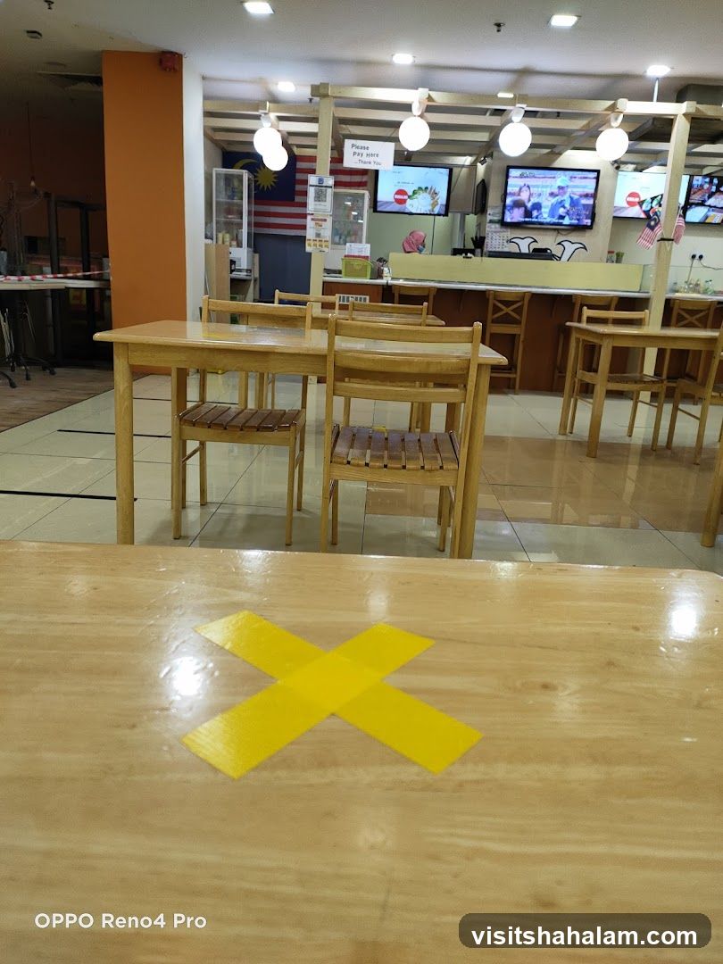 Food Court Seating Area