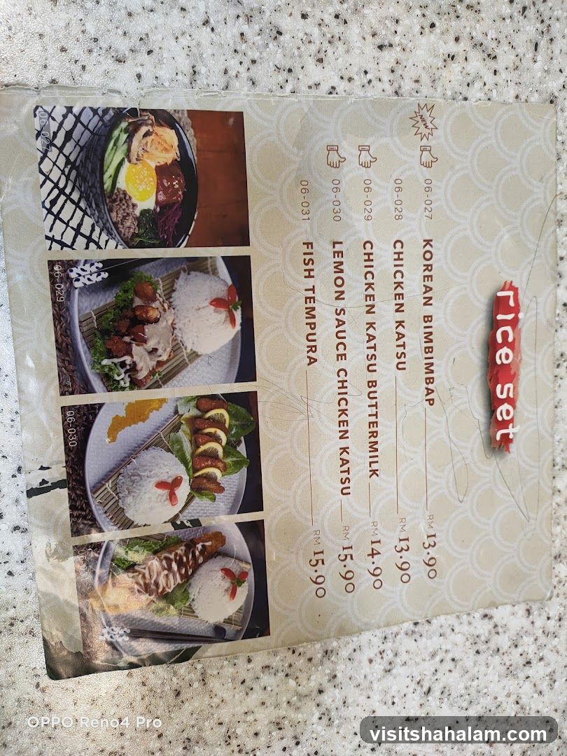 Rice Set Menu