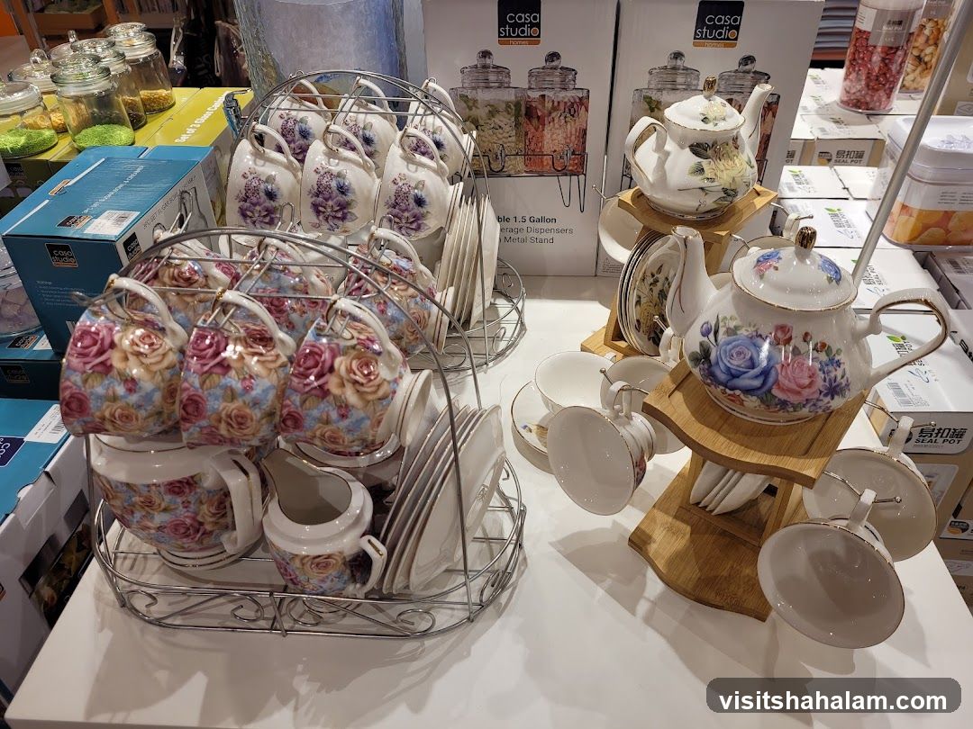 Tea Set Display