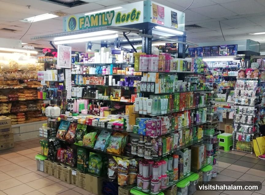 Herbal Products Store Display