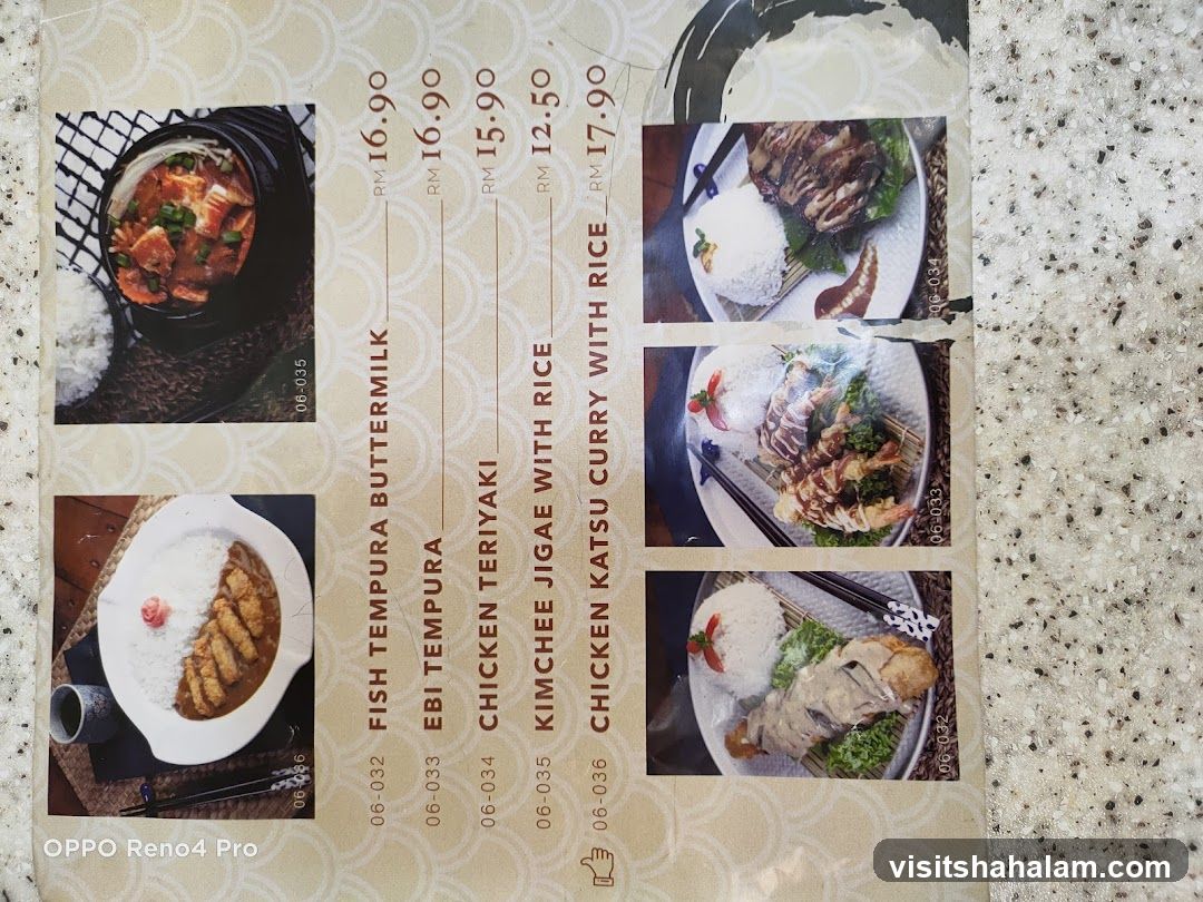 Menu Items