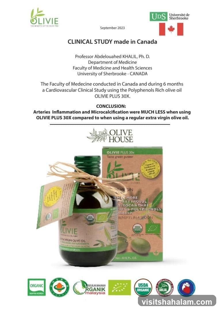 Clinical Study of Olivie Plus 30X Olive Oil