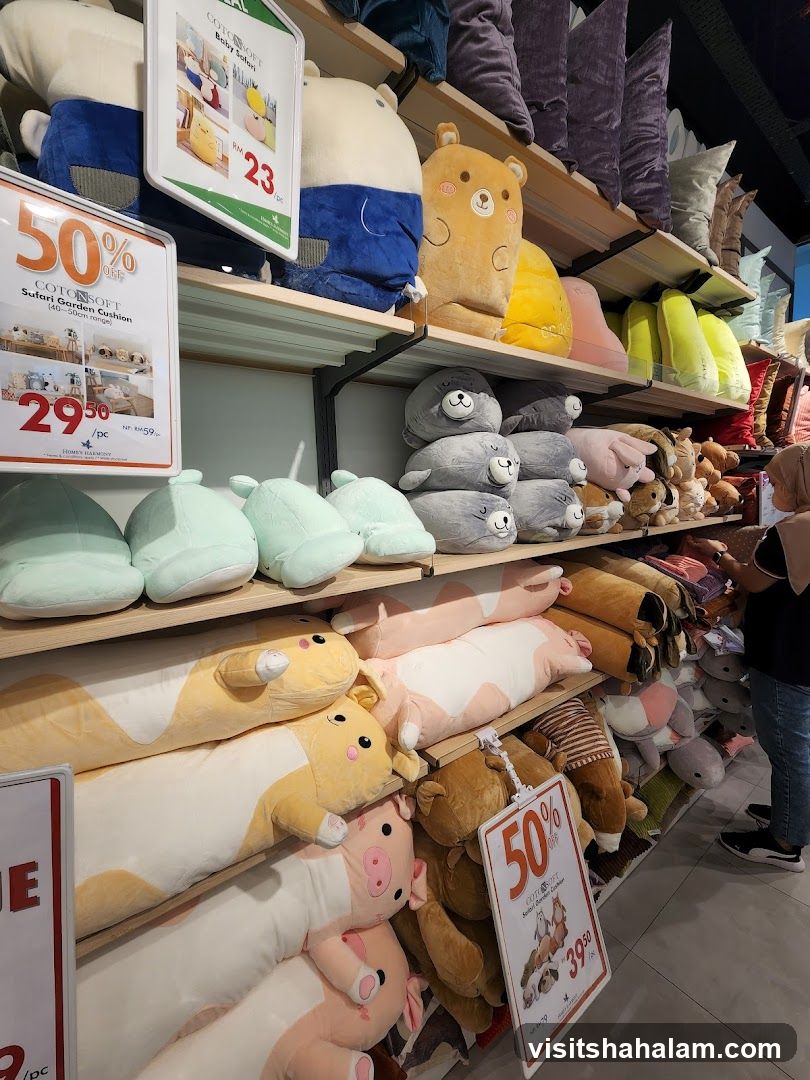 Plush Toys and Cushions
