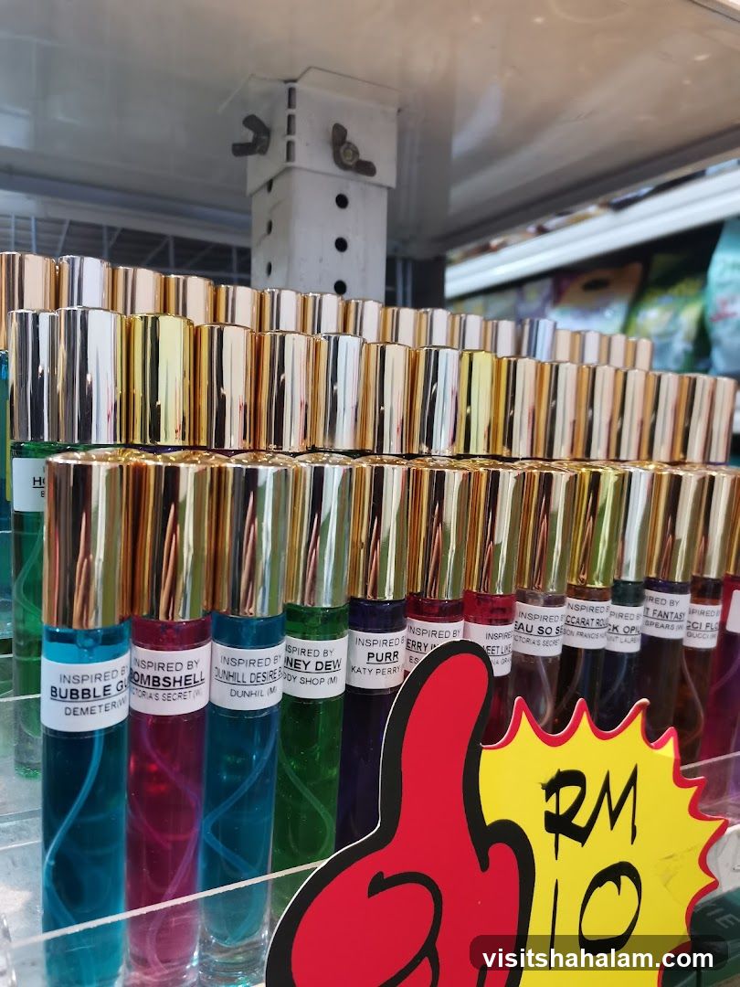 Perfume Bottles Display