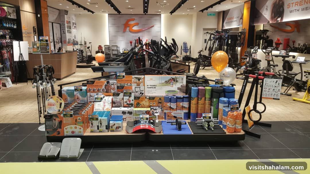 Fitness Equipment Store Display
