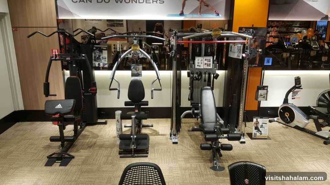 Fitness Equipment Display