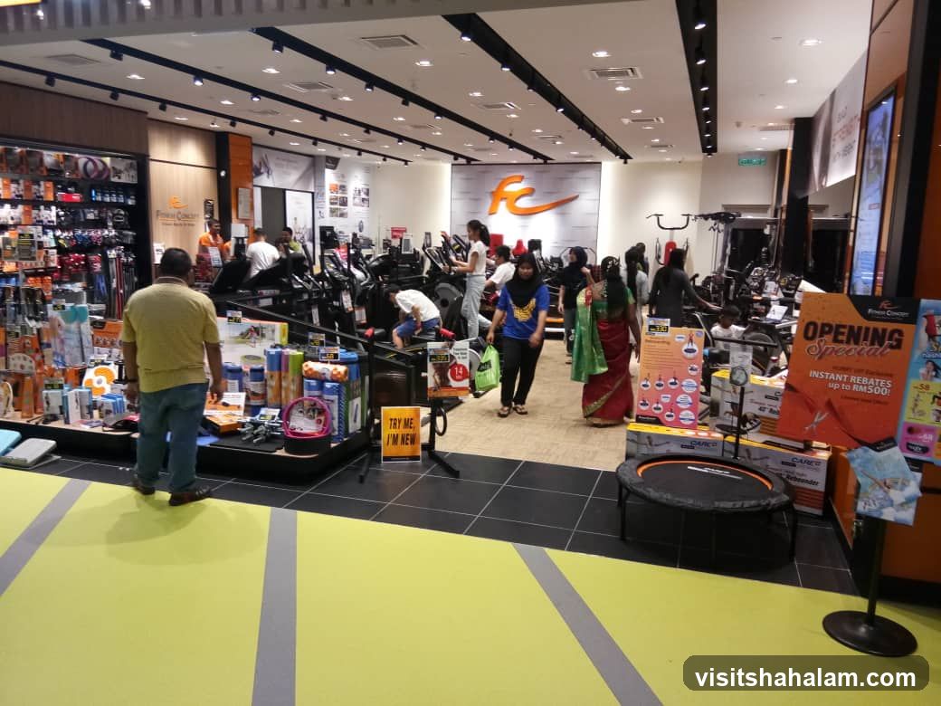 Fitness Equipment Store Interior