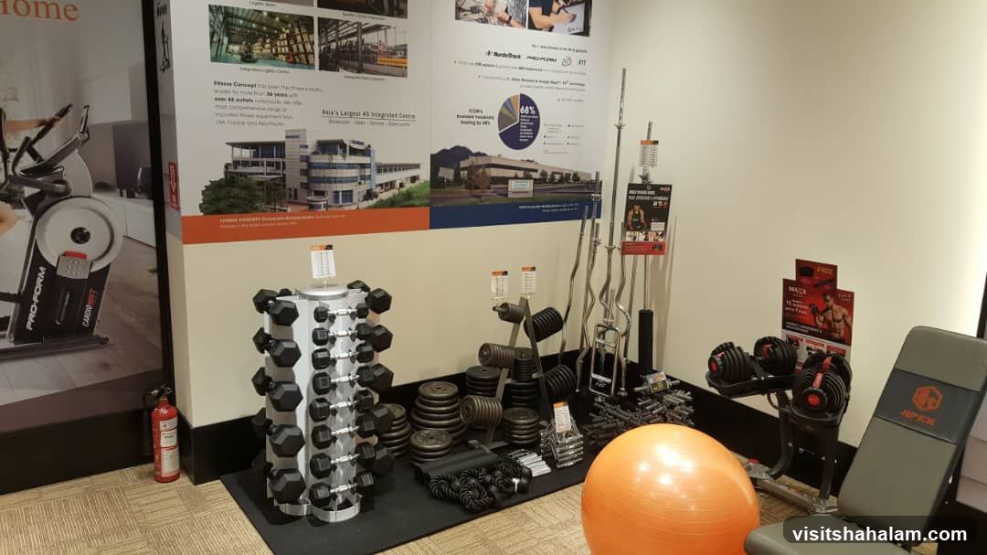 Fitness Equipment Display