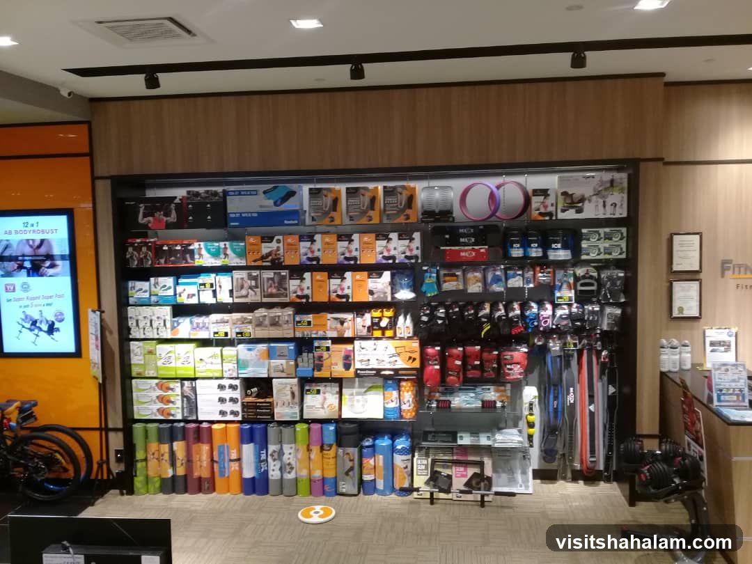 Fitness Equipment Store Display