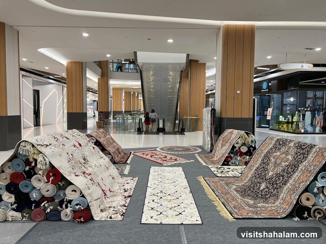 Carpet Display in Mall